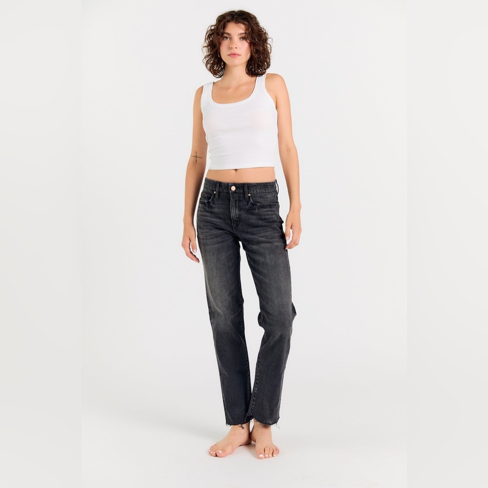 Porter Blue The Rebel Straight Leg Jeans in Coal